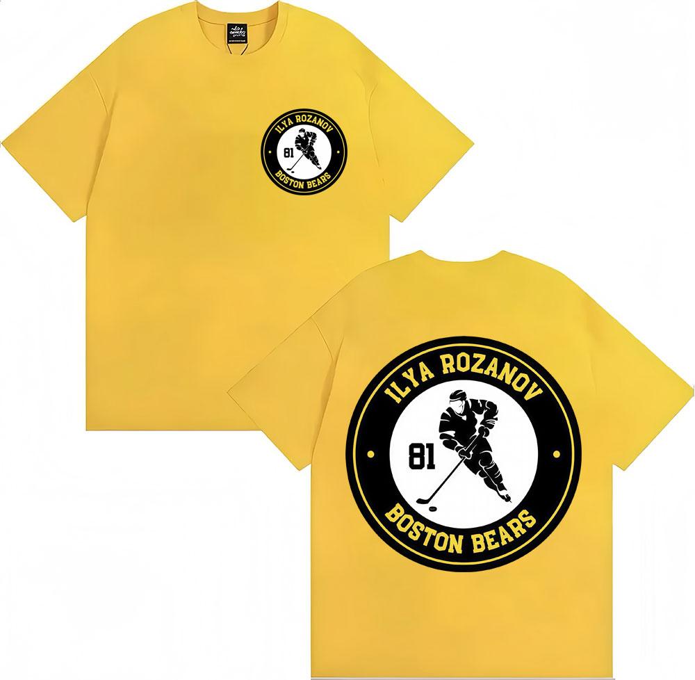 Heated Rivalry Ilya Rozanov Graphic Vintage Tshirts Men Women Fashion Harajuku T Shirt Oversized Cotton Casual ONeck T Shirts