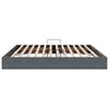 Ottoman Bed Frame with Storage Dark Gray 200 x 200 cm Velvet