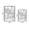 USB Dimming Romantic Home Anime LED Beautiful City Night View Light Painting Lamp HD Picture Narrow Bezel Home Decor Lighting