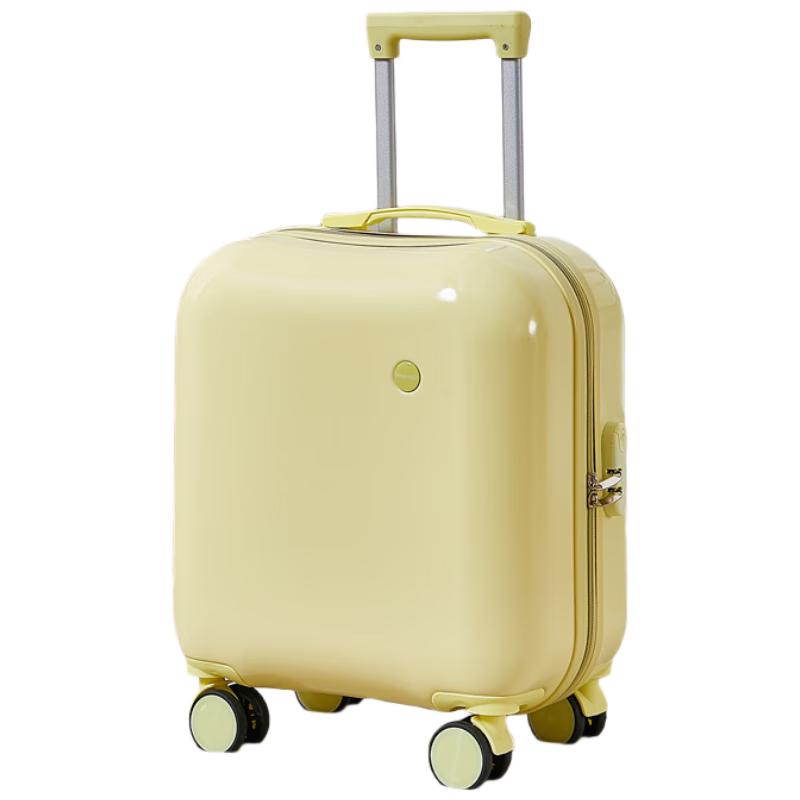 JOURHEY SHI Lightweight Carry-on Spinner Luggage with Cup Holder 18 inch