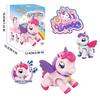 Unicorn Pegasus Toy Fantasy Cartoon Wings Unicorn with Light Music Animal Shape Girl Christmas New Year Gift