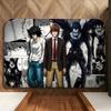 anime D-Death N-Note Floor Mat Soft Flannel Floor Mat  Suitable for Entryways, Living Rooms, Bedrooms, and Bathrooms