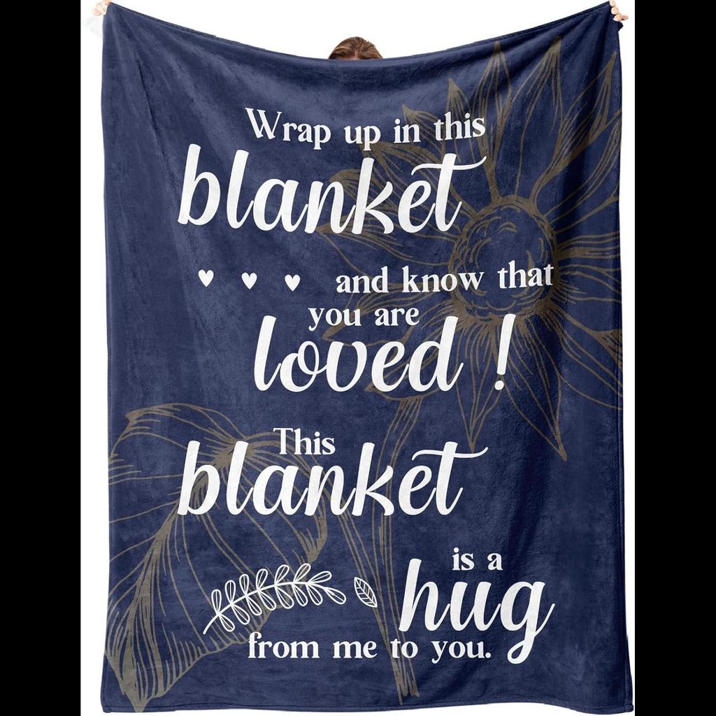 Ueedklaayy Get Well Soon Throw Hug Blanket Inspirational Gifts for Him Her Cancer Care Gift HealingAfter Surgery Gift X