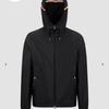 Men's French Style 2025 Autumn Quick-Dry Hooded Polyester Sun Protection Outdoor Jacket