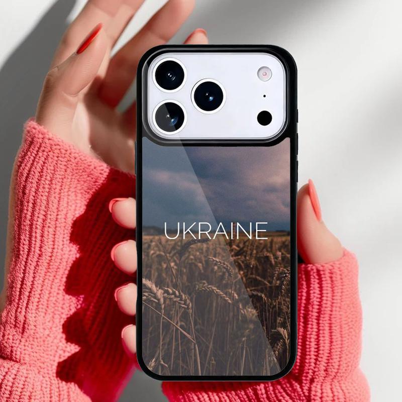 U=kraine Tryzub Flag Soft Phone Case for iPhone 17 Air 16e 15 14 13 Pro Max Back Cover for 12 11 Pro Coque