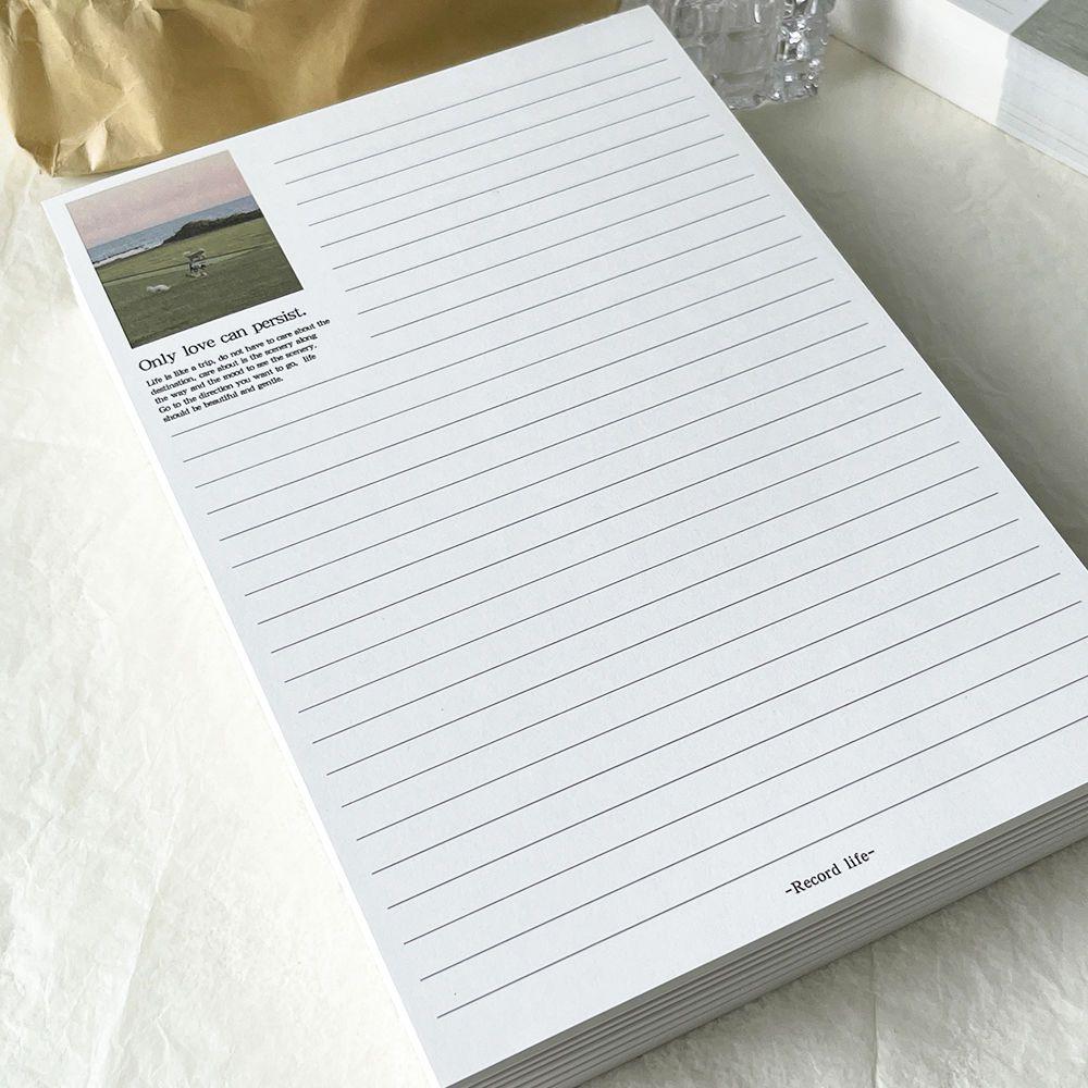 B5 British Scenery Sketchbook, Tearable Student Notepad In Xiaohongshu Style