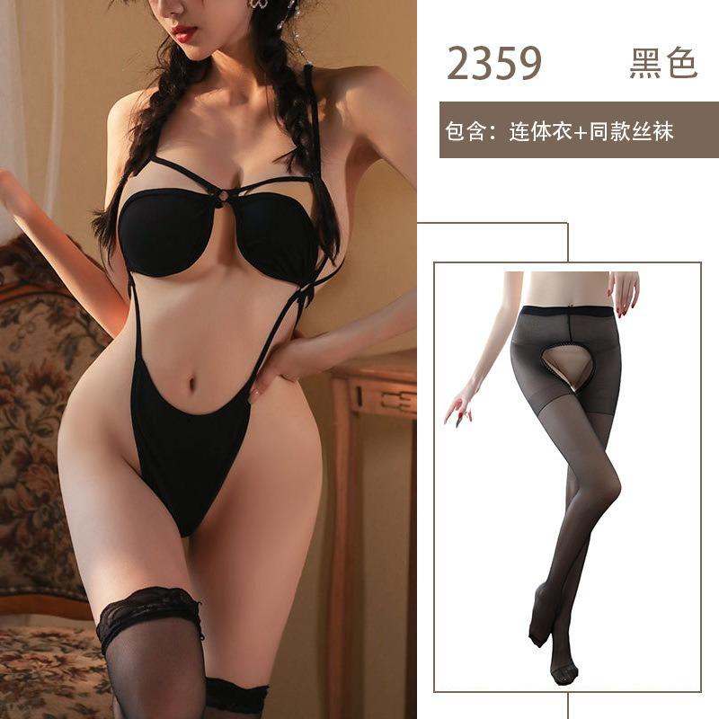 Sex Underwear Three-point Small Breasts Sexy Underwear Bikini Passion Clothes Sex Fun No-take-off Uniform Temptation