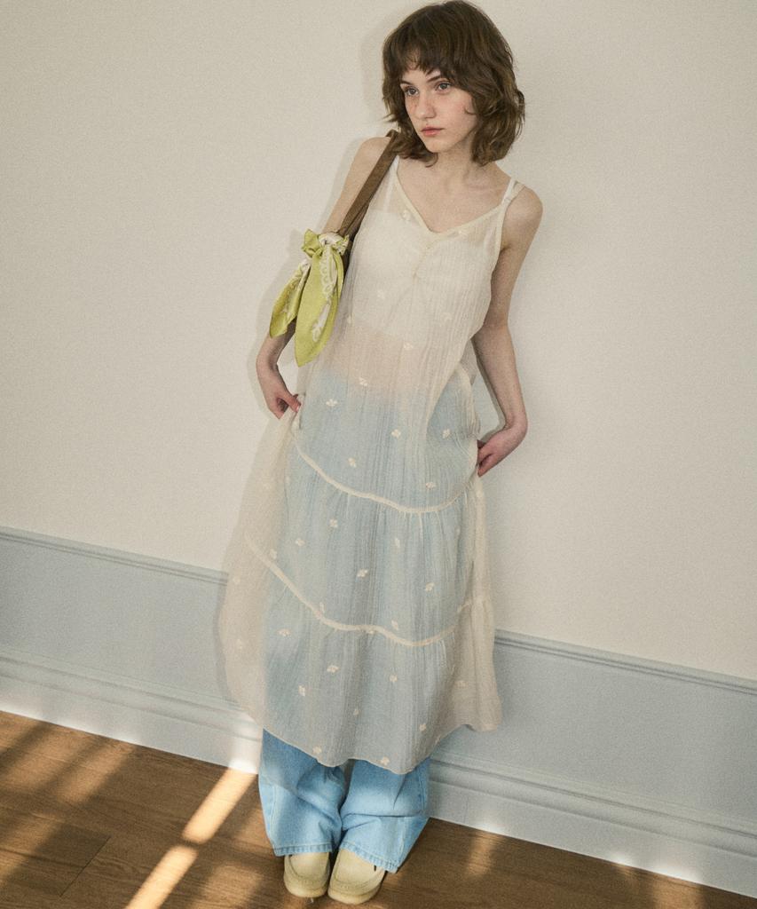 Aueonoseuteljia Flower Lace Layered Dress_Ivory(Oc25-Ops02)