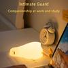 Night Light Lying Flat Duck Night Lamp Soft Warm LED Nightlight with Adjustable Brightness Portable Kids Bedside Toy Light Rechargeable Nursery Lamp