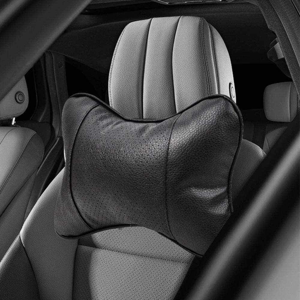 Car Seat Headrest with Breathable Mesh - Auto Safety Head & Neck Rest Cushion Protector