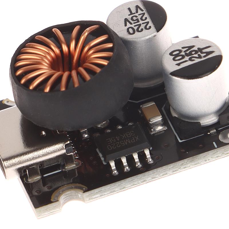 Type-C Interface Dc12-30V Mini 65W Multi-Protocol Fast Charging Module Supports Pd2.0/Pd3.1Pps Output Protocol