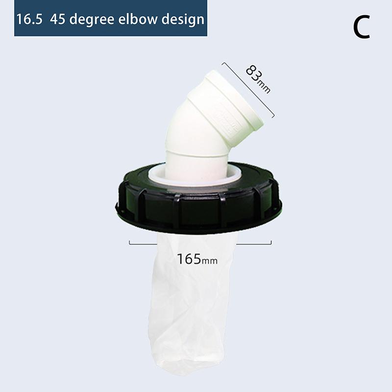 Víko filtru nádrže Ibc Plastový kryt filtru na dešťovou vodu Pro nádrž Ibc Pro nádrž na nečistotu Vodní armatury Odtokové trubky
