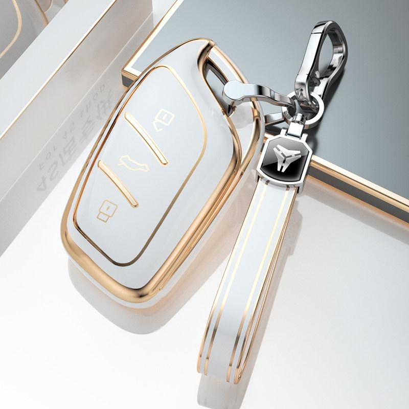 Tpu Key Holder For Mg Zs For Mg6 Ev Ezs Hs Ehs For Roewe Rx5 I5 I6 Rx3 Rx8 Erx5 Key Fob Cover Key Chain Accessories
