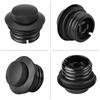 Black Motorcycle Reservoir Fuel Tank Gas Cap for Touring