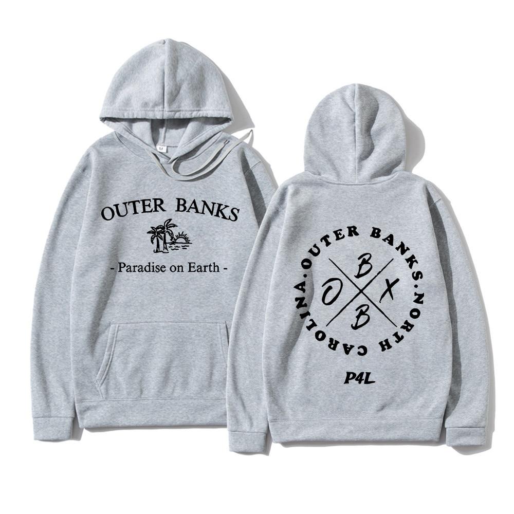 

Толстовка Outer Banks для женщин с эстетикой Pogue Life John B JJ Maybank, толстовки унисекс OBX, винтажные пуловеры Северной Каролины, толстовки