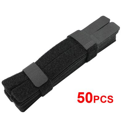 50 stücke Kabel Management Wiederverwendbare Befestigungs Kabelbinder Ethernet Kabel Straps Computer Handy Zubehör