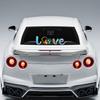 Vinyl Sticker for Car Truck Off-road SUV Van Window Bumper Auto Creative Paw Love Dog Footprint Graphic Decor Decals Accessories