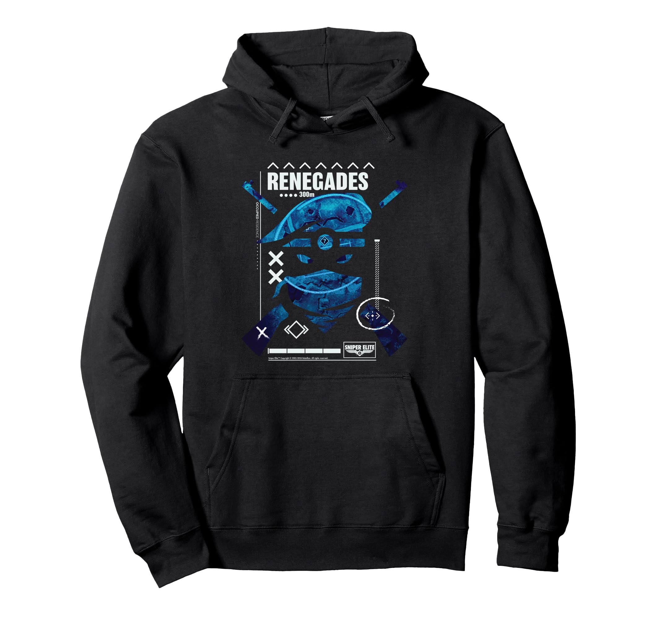 Sniper Elite Renegades Multiplayer Faction Blue Logo Hoodie