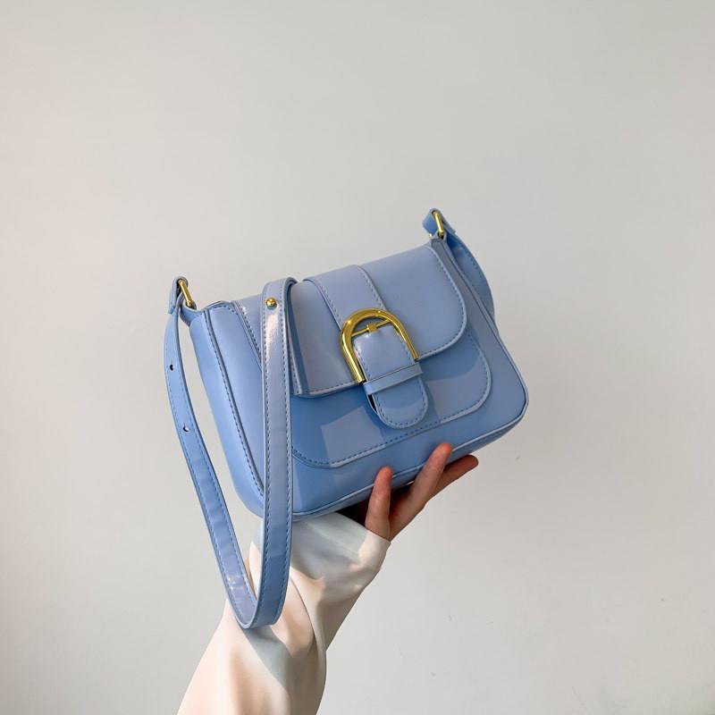 Trendy Minimalist Small Square Bag For Women Stylish Casual Crossbody Handbag In Black Beige Pink Green Blue