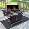 Oil Resistant Grill Mat Flame Retardant Grill Mat Outdoor Cooking Fireproof Protection Large Coverage Long-lasting Performance