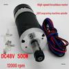 Motor de Eixo Elétrico Sem Escovas de Alta Velocidade ER11 500W para Acessórios de Máquina de Gravação DIY