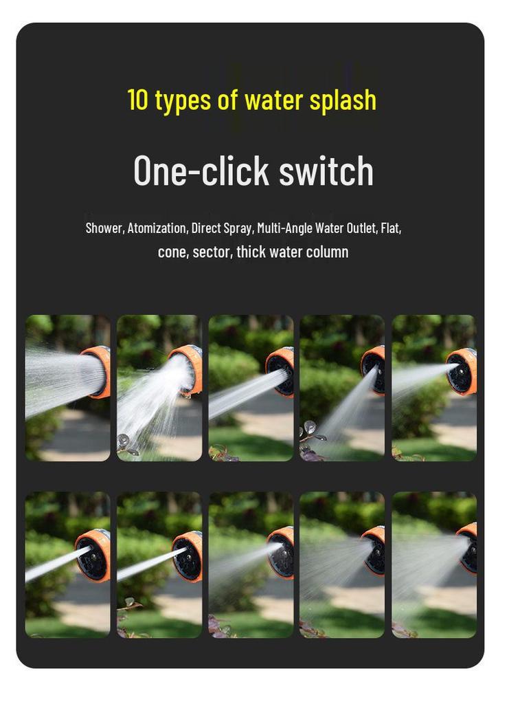 High-Pressure Foam Sprayer Water Gun for Car Wash and Garden Watering