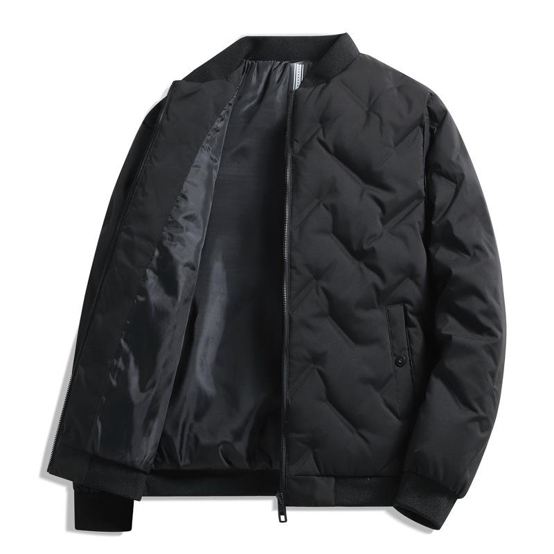 Light Luxury Men's Lightweight Baseball Collar Down Jacket