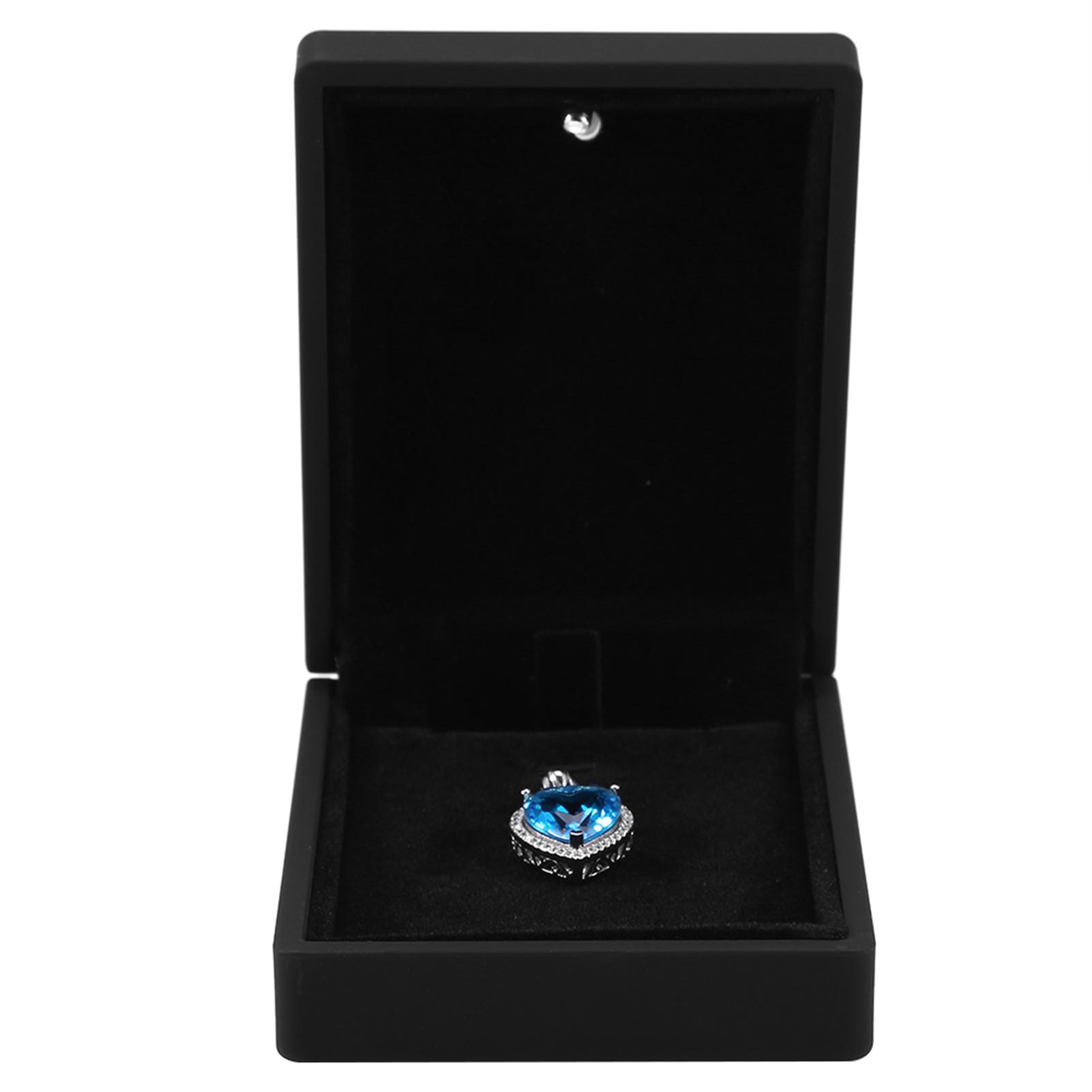LED Verlichte Verlovings   Bruiloft Sieraden Vitrine Cadeau Opbergdoos (  Doos)