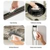 Window Track Cleaning Brush with Non-Slip Grip Sliding Door Window Sill Cleaning Scrubber 3 in 1 Groove Crevice Scrub Cleaning Tool