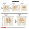 2pcs 2D flat printing Party Window Curtains Sunshine My Only Sunshine 100% Polyester Without Electricity Festive Wall Decor for