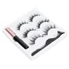 3 Pairs False Eyelashes Kit Glue Free Dense 6D Magnetic Eyelashes Kit for Stage Performance Daily Dating 5ml Eyeliner