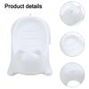 ABS Material Cat Soap Dish Self-Draining Soap Holder Built-in Drainage Hole