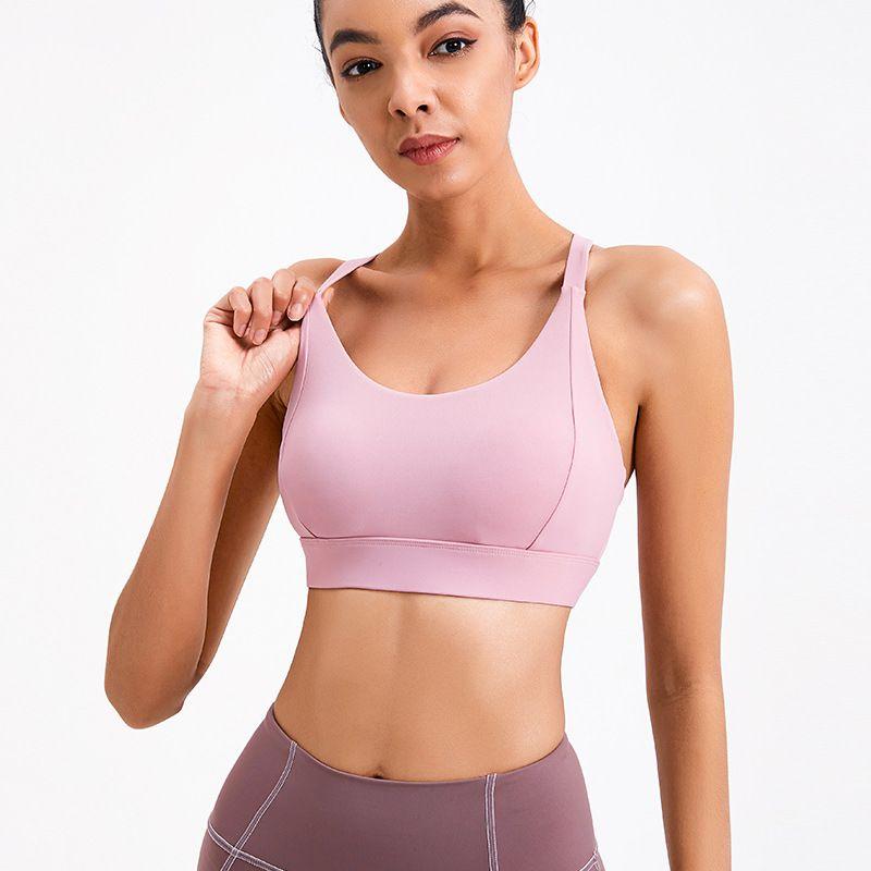 Sports Intimates Women Running Shockproof Beauty Back Heat Shaped Can Outwear High Intensity Natural-looking Push-up Fitness Yoga