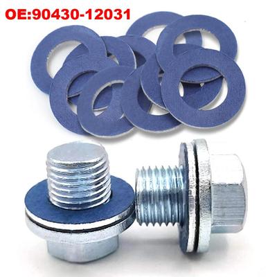 5-50pcs Oil Drain Plug Gasket Thread Sump Bolt Washer Hole Seal Ring Car Engine For Toyota Camry Corolla Lexus OEM 90430-12031