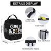 Golf Ball Insulated Lunch Bag for Women Kids Leakproof Thermal Cooler Lunch Box for Work School Travel Beach Picnic Camping