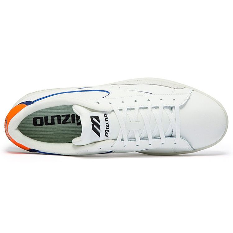 Mizuno Court Lite Ec Casual Non-Slip Wear-Resistant Breathable Low-Top Sneakers Unisex Sneakers White Blue D1GH221402