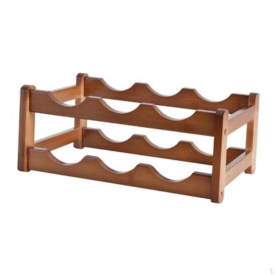 Elegant Wooden Wine Rack for Home Decor and Storage