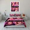 Portraits and "BLACKPINK" logo. Bedding sets Duvet cover sets Duvet covers Pillowcases(1*Duvet Cover 2*Pillowcases without duvet insert)