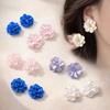 Luxury Camellia Earrings Exquisite Petals Earrings Fashion Flower Earrings  For Women Girls