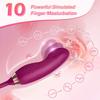 Licking Rose-Vibrator for Women Clitoral Stimulator Oral Nipple Thrusting Dildo 2 In 1 Sex Toy for Women Adult Sex Products