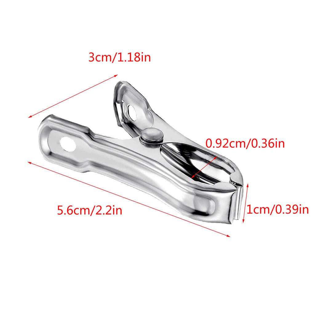 Heavy Duty Stainless Steel Garden Clips for Securing Greenhouse Shade Cloths Clips Netting Cover Clamps 40/120pcs