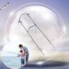 Adjustable Fishing Support Storage Rack Insert Ground Fishing Gear Tool Fishing Rod Rest  Outdoor