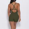 Womens Seamless Yoga Bodysuit Ballet Dance Fitness Gym Workout Tight Stretchy Athletic Leotard Fall Winter