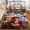 "Anime Style Pirate Themed Carpet with Bold Colors and Iconic Design" Suitable for use as an anti-slip for living room bedroom sofas