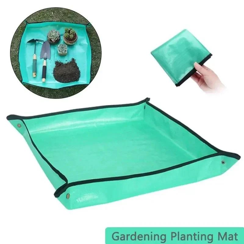 1pcs Plant Regeneration Mat Waterproof Transplant Mat Portable Square Foldable and Easy To Clean Succulent Transplant Mat
