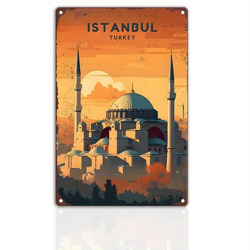 Retro Metal Sign Travel Round The World,ROME,FRANCE,MUMBAI Vintage Art Poster,Home,Bar,Room,pub,Hotel,Cafe,Club Wall Decor Gift