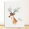 Deer Trees and Flowers Picture  Print and Posters Graffiti Art for Child Kids Room Decor 3-47 Art Canvas Painting Nordic Animal