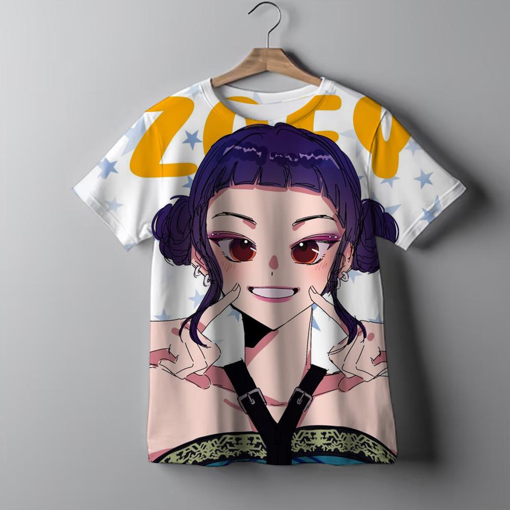 Fashion Casual Kids T-shirt KPop Demon Hunters Cool Girls Top Funny Gift Fans T-shirt KPop Demon Hunters Versatile T-Shirt