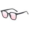 Vintage UV400 Square Sunglasses Beach Travel Streetwear Trendy Goggles Fashion Black Shades for Women & Men