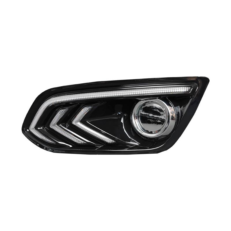 LED Daytime Running Lights & Front Fog Light Frame for 15-18 Ford Escort